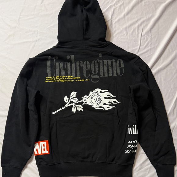 Civil Regime x Marvel “Wolverine” Black Men Hoodie Medium OS - Picture 3 of 4